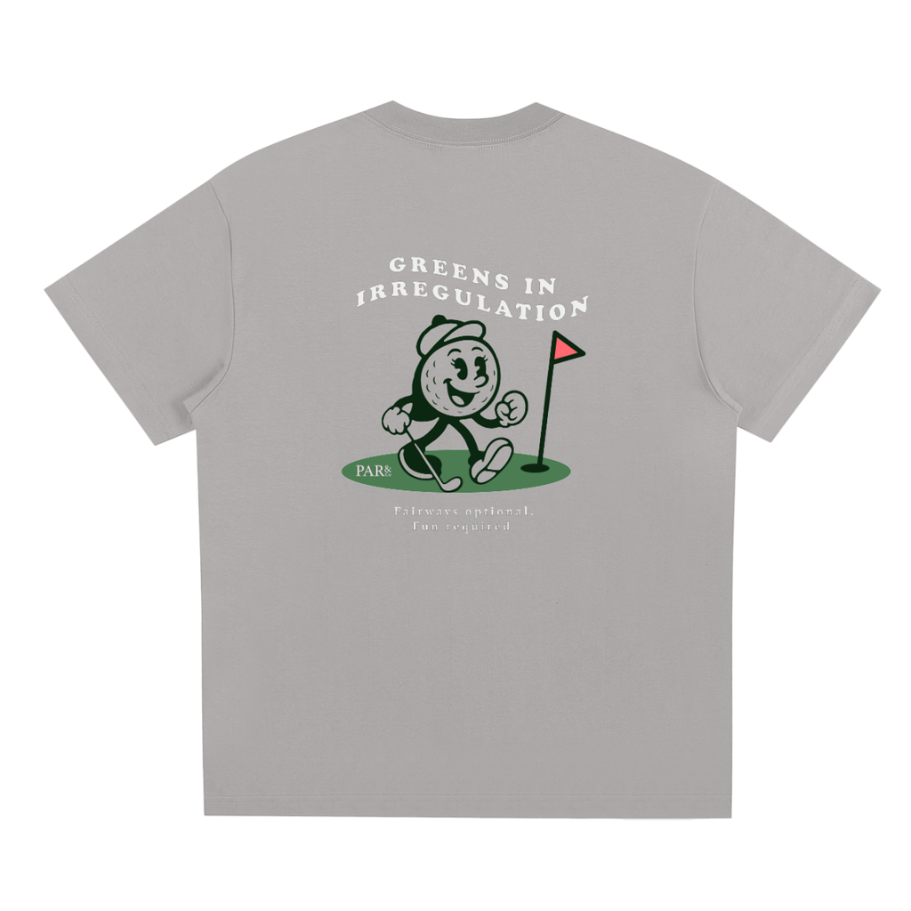 Greens in Irregulation T-Shirt Grey