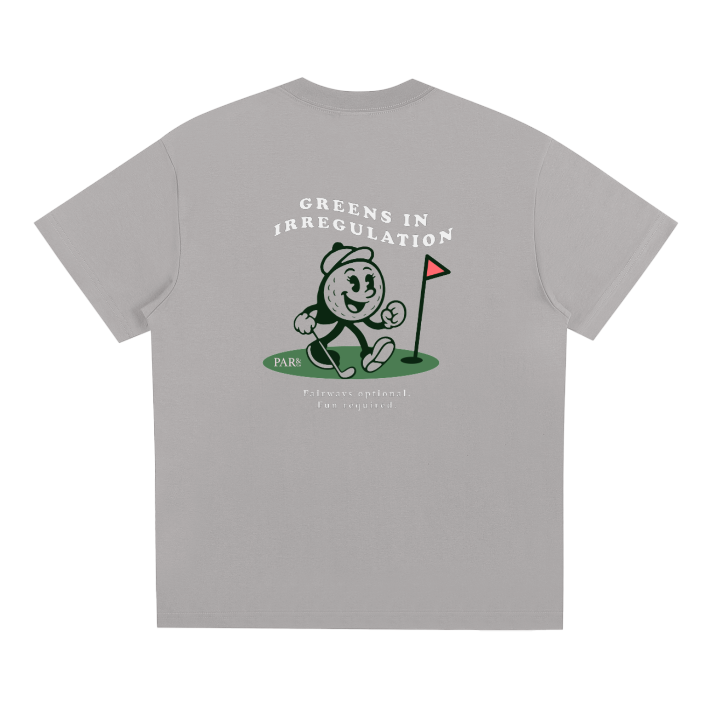 Greens in Irregulation T-Shirt Grey
