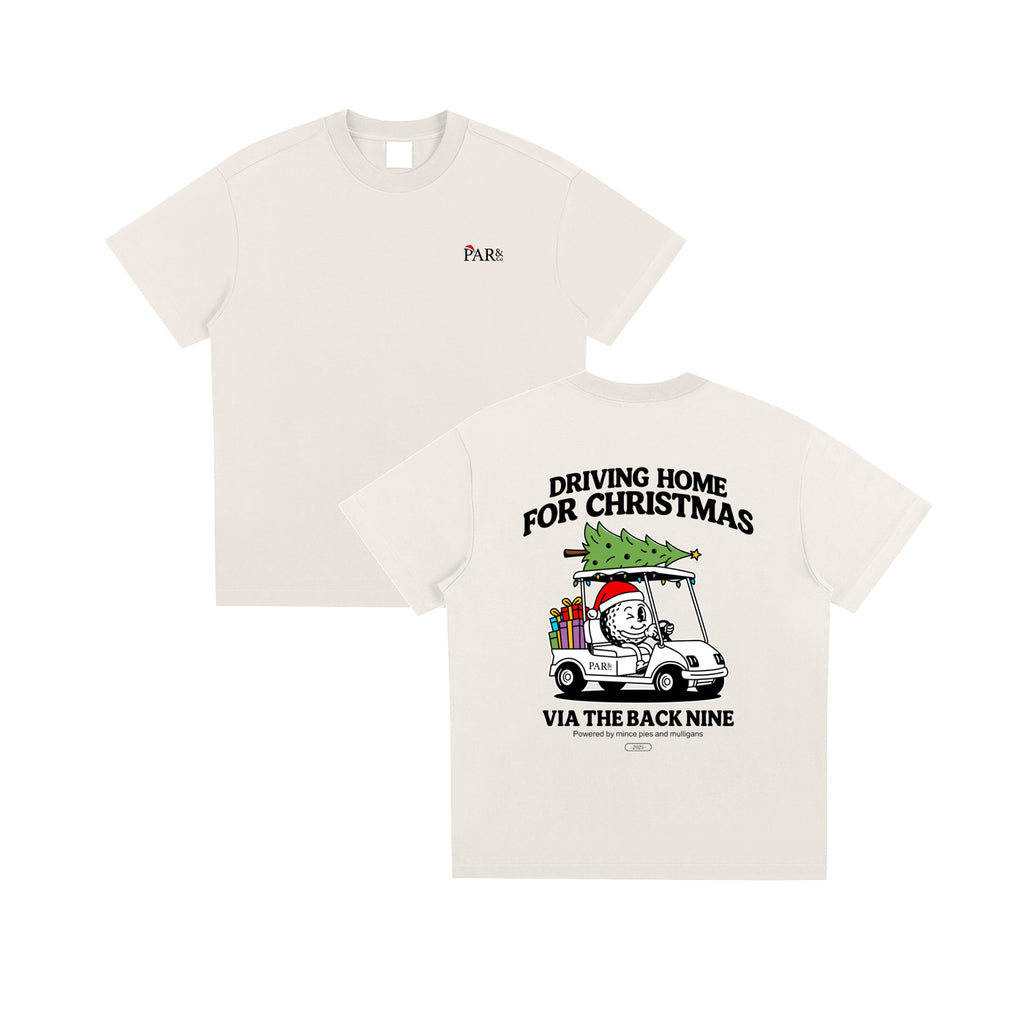 Christmas Tee Driving Home Sand