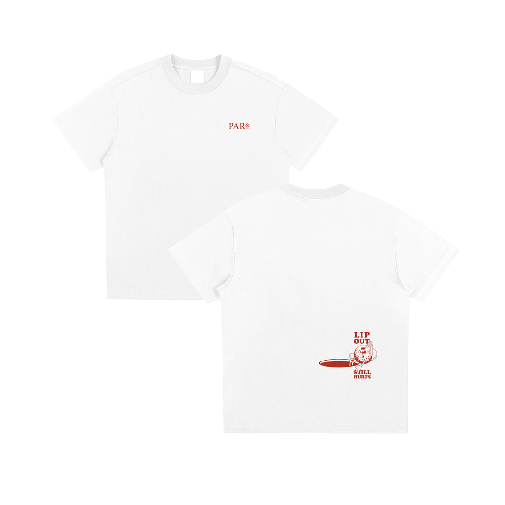 Lip Out T-Shirt White