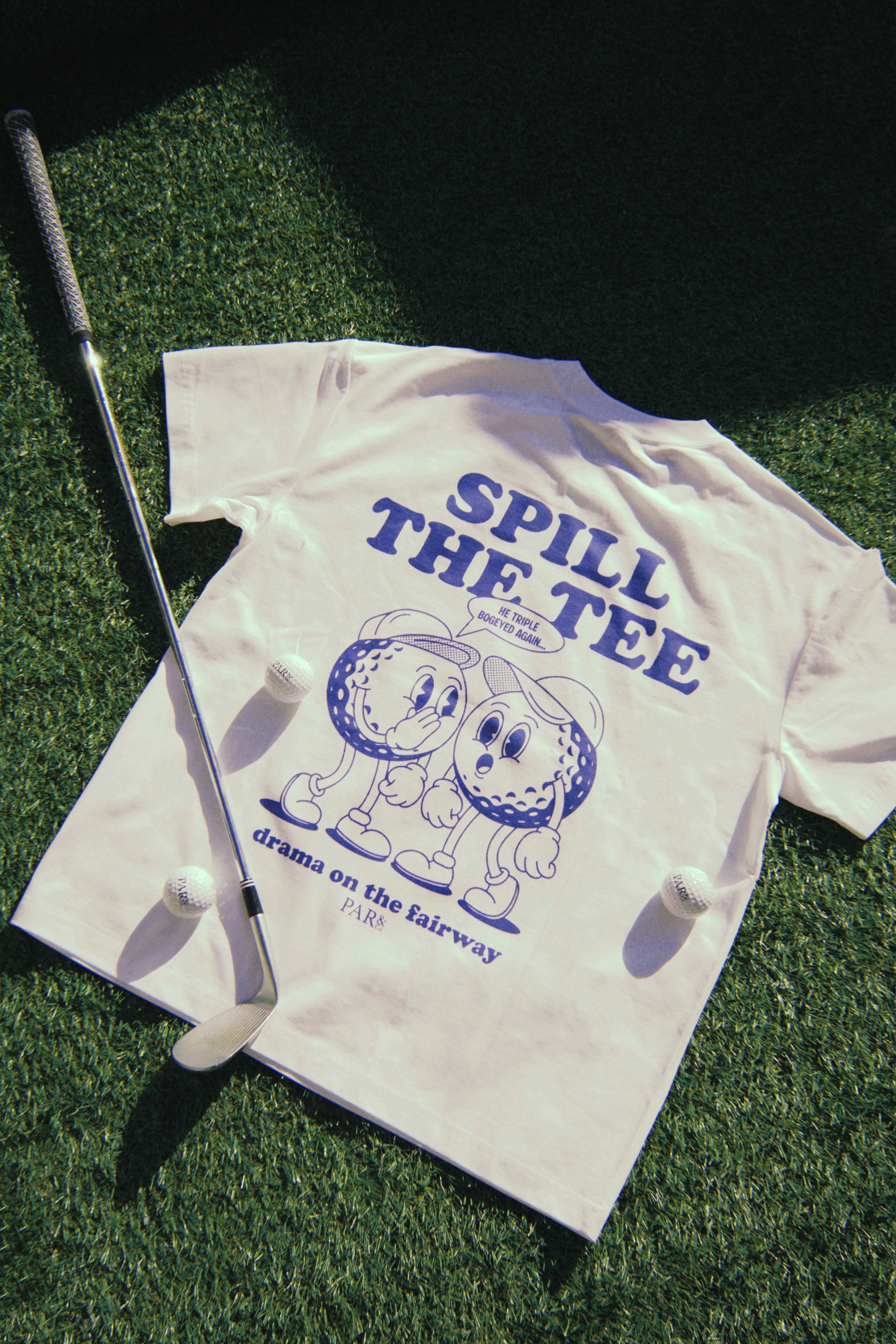 Spill the Tee-Shirt White