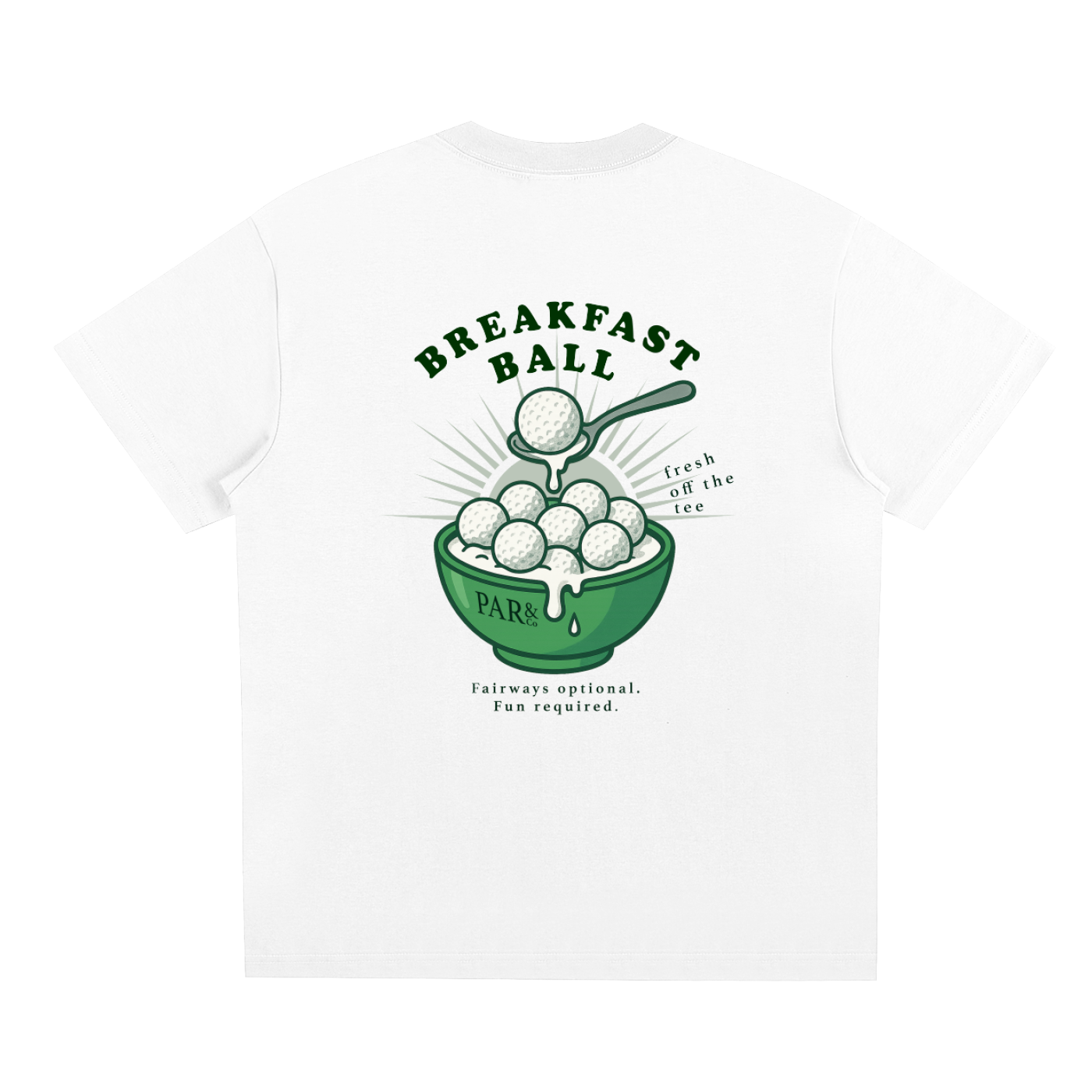 Breakfast Balls T-Shirt White
