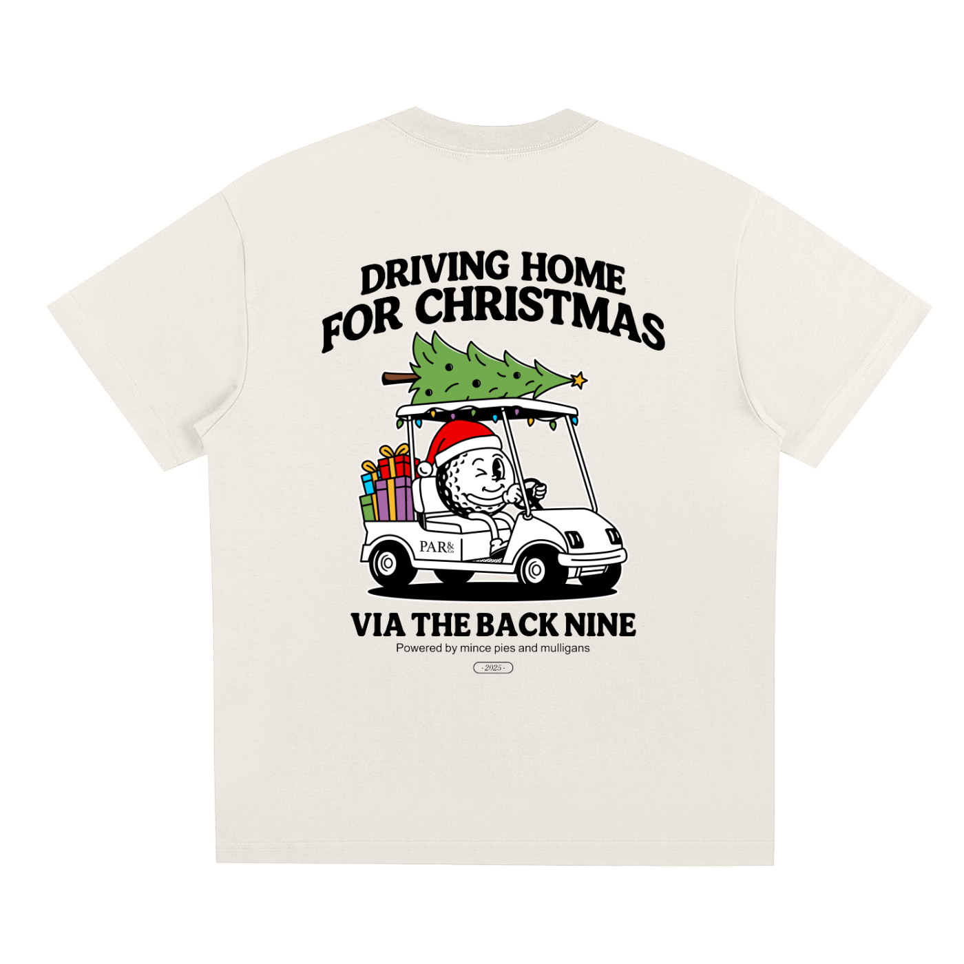 Christmas Tee Driving Home Sand