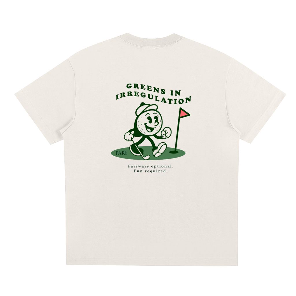 Greens in Irregulation T-Shirt Sand