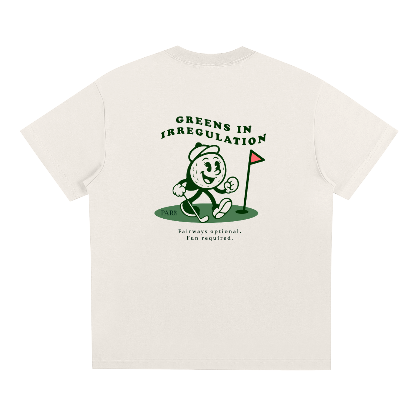 Greens in Irregulation T-Shirt Sand