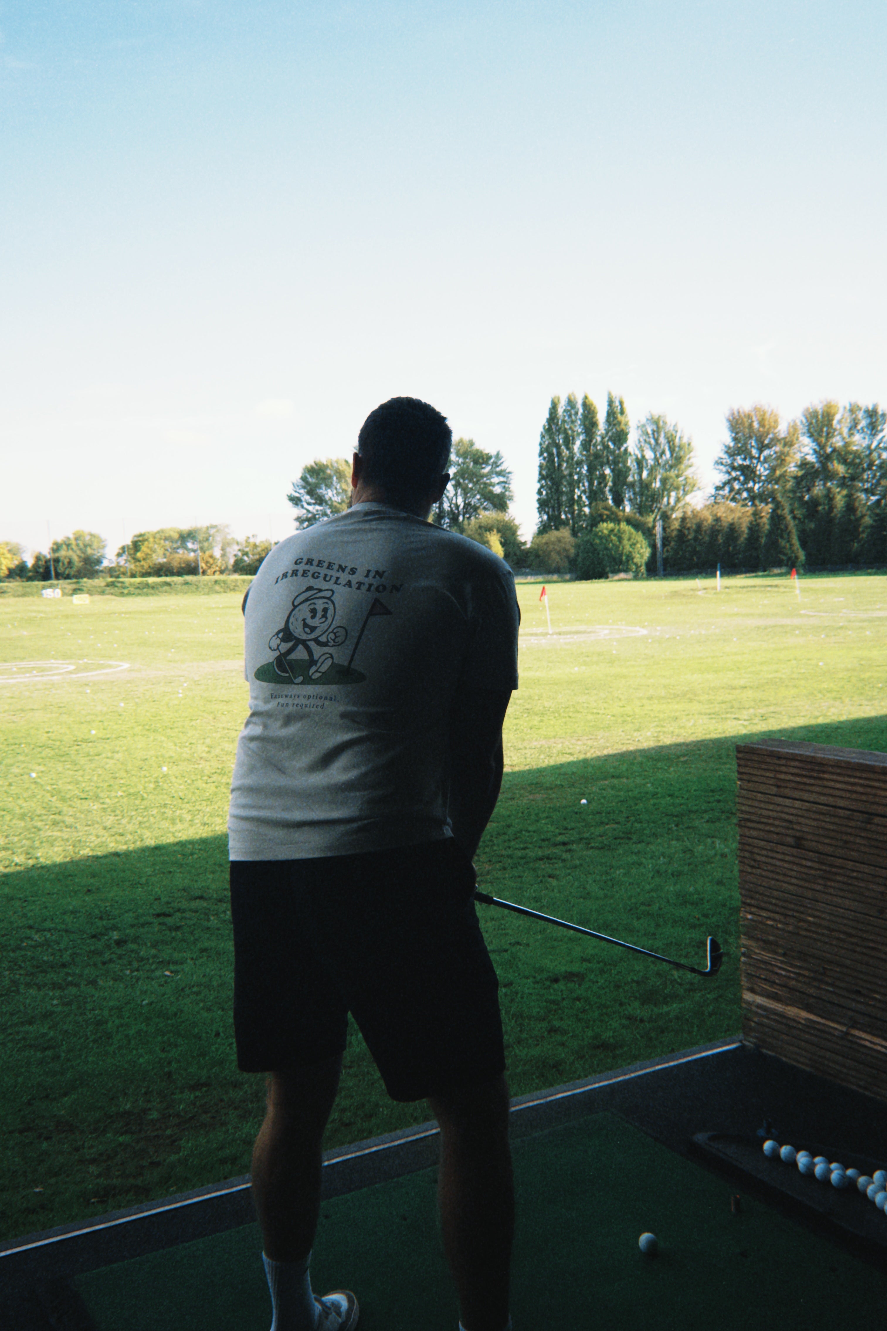 Greens in Irregulation T-Shirt Sand